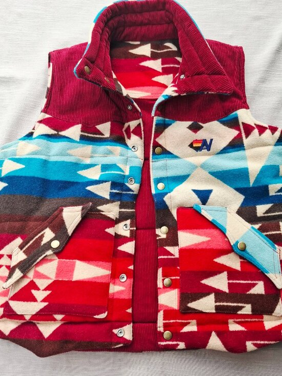 Aviator Nation Jackets & Blazers - Aviator Nation × Pendelton Navajo Corduroy Wool Reversible Vest Unisex Size M*